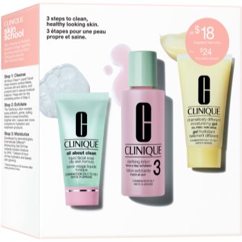 Clinique 3 Steps Skin Care Kit Skin Type 3 set cadou pentru ten gras și mixt - imagine 2